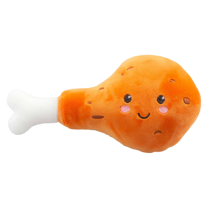 Chicken Drumstick Soft Toy Food Themed Cute Plush Multicolour