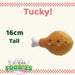 Chicken Drumstick Soft Toy Food Themed Cute Plush Cuddly 16cm Multi-Coloured