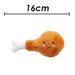 Chicken Drumstick Soft Toy Food Themed Cute Plush Cuddly 16cm Multi-Coloured