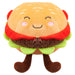 Burger Soft Toy Food Themed Cute Plush Cuddly Soft Fluffy 16cm Multi-Coloured