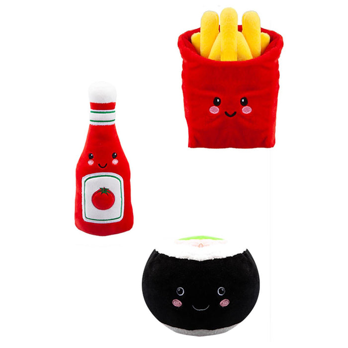 California Roll Soft Toy Food Themed Cute Plush Multicolour
