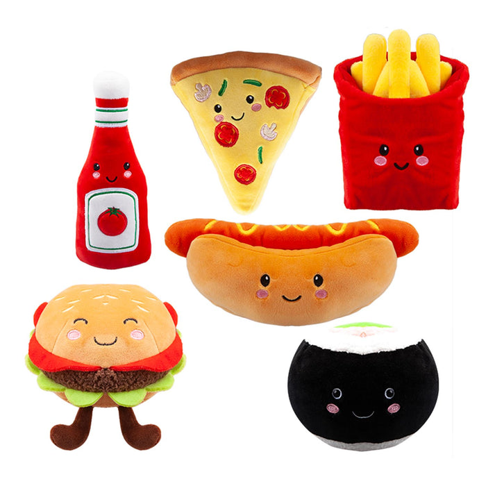 Soft Toy Food Themed Cute Plush Cuddly Soft Fluffy Stuffed