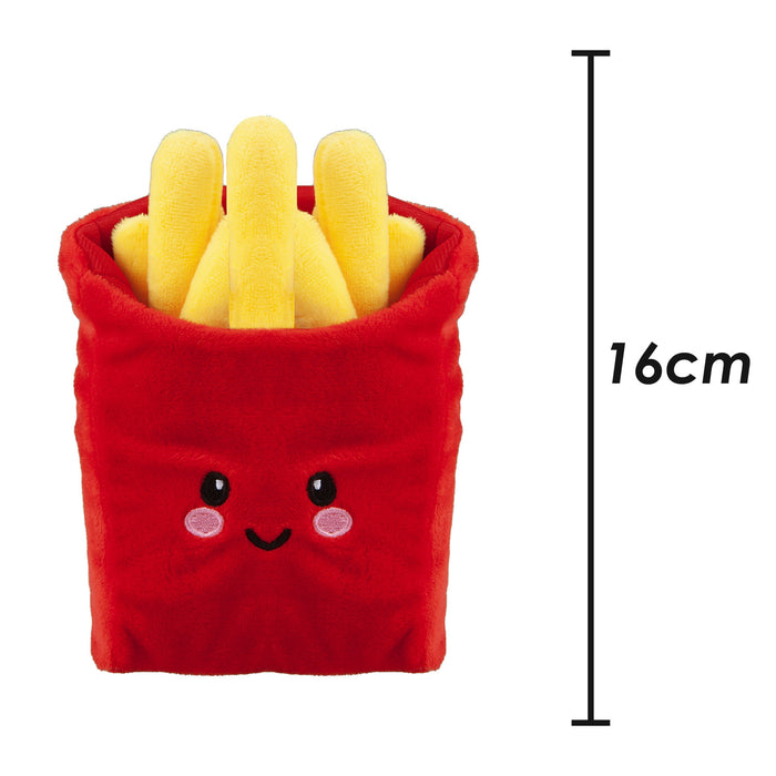 Fries Soft Toy Food Themed Cute Plush Cuddly Soft Fluffy 16cm Multi-Coloured