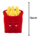 Fries Soft Toy Food Themed Cute Plush Cuddly Soft Fluffy 16cm Multi-Coloured