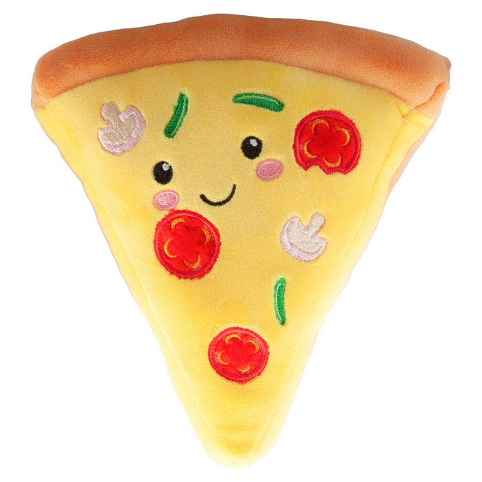 Pizza Soft Toy Food Themed Cute Plush Cuddly Soft Fluffy 16cm Multi-Coloured