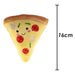 Pizza Soft Toy Food Themed Cute Plush Cuddly Soft Fluffy 16cm Multi-Coloured