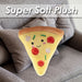 Pizza Soft Toy Food Themed Cute Plush Cuddly Soft Fluffy 16cm Multi-Coloured