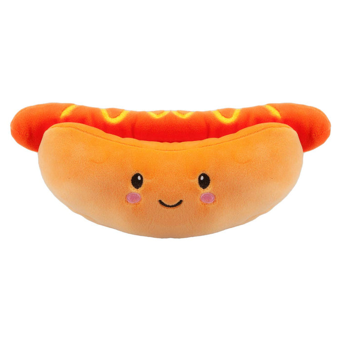 Hot Dog Soft Toy Food Themed Cute Plush Cuddly Soft Fluffy 16cm Multi-Coloured