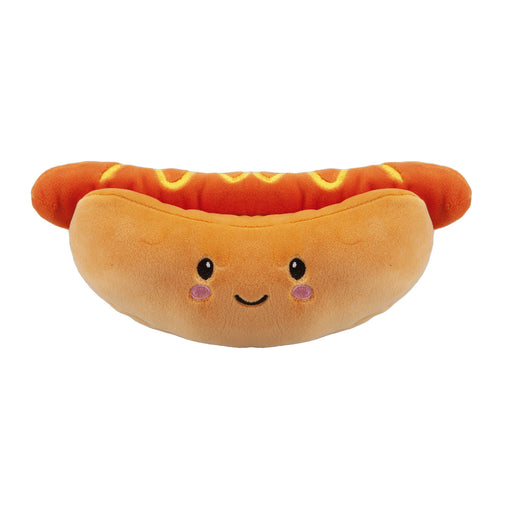 Hot Dog Soft Toy Food Themed Cute Plush Cuddly Soft Fluffy 16cm Multi-Coloured