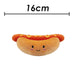 Hot Dog Soft Toy Food Themed Cute Plush Cuddly Soft Fluffy 16cm Multi-Coloured