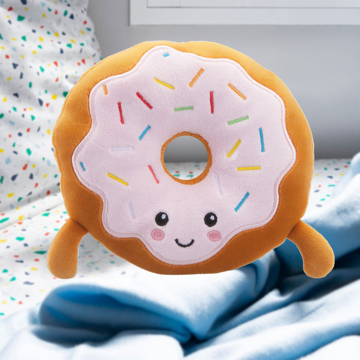 Donut Soft Toy Food Themed Cute Plush Cuddly Soft Fluffy 16cm Multi-Coloured