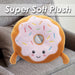 Donut Soft Toy Food Themed Cute Plush Cuddly Soft Fluffy 16cm Multi-Coloured