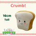 Toast Soft Toy Food Themed Cute Plush Cuddly Soft Fluffy 16cm Multi-Coloured