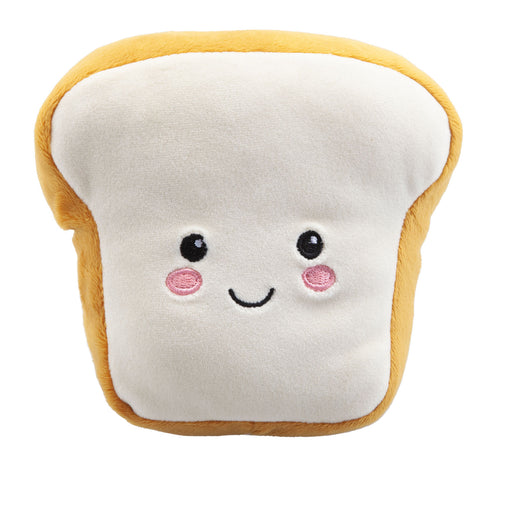 Toast Soft Toy Food Themed Cute Plush Cuddly Soft Fluffy 16cm Multi-Coloured