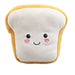 Toast Soft Toy Food Themed Cute Plush Cuddly Soft Fluffy 16cm Multi-Coloured