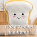 Toast Soft Toy Food Themed Cute Plush Cuddly Soft Fluffy 16cm Multi-Coloured