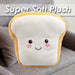 Toast Soft Toy Food Themed Cute Plush Cuddly Soft Fluffy 16cm Multi-Coloured