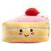 Strawberry Cheesecake Soft Toy Food Themed Cute Plush Cuddly 16cm Multi-Coloured