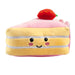 Strawberry Cheesecake Soft Toy Food Themed Cute Plush Cuddly 16cm Multi-Coloured