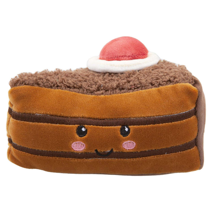 Chocolate Cake Soft Toy Food Themed Cute Plush Cuddly 16cm Multi-Coloured