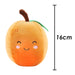 Orange Soft Toy Food Themed Cute Plush Cuddly Yummy Soft Fluffy 16cm Orange