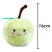 Apple Soft Toy Food Themed Cute Plush Cuddly Yummy Soft Fluffy 16cm Green