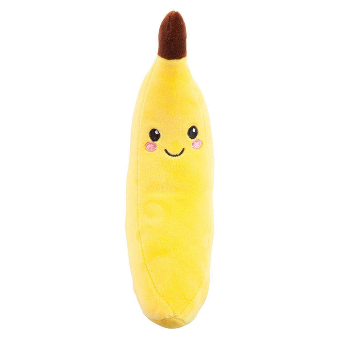 Banana Soft Toy Food Themed Cute Plush Cuddly Yummy Soft Fluffy 16cm Yellow