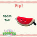 Watermelon Soft Toy Food Themed Cute Plush Cuddly Soft Fluffy 16cm Red