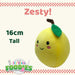 Lemon Soft Toy Food Themed Cute Plush Cuddly Yummy Soft Fluffy 16cm Yellow