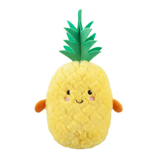 Pineapple Soft Toy Food Themed Cute Plush Cuddly Soft Fluffy 16cm Yellow