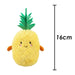 Pineapple Soft Toy Food Themed Cute Plush Cuddly Soft Fluffy 16cm Yellow