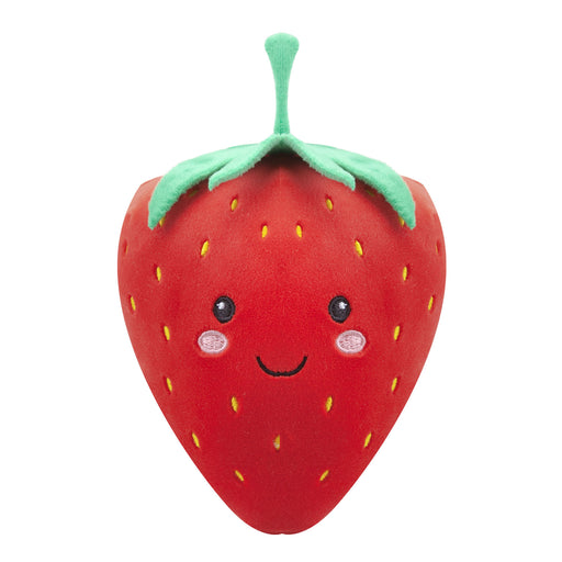 Strawberry Soft Toy Food Themed Cute Plush Cuddly Soft Fluffy 16cm Red