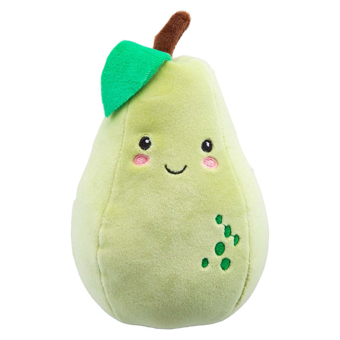 Pear Soft Toy Food Themed Cute Plush Cuddly Yummy Soft Fluffy 16cm Green