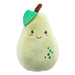 Pear Soft Toy Food Themed Cute Plush Cuddly Yummy Soft Fluffy 16cm Green