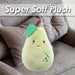 Pear Soft Toy Food Themed Cute Plush Cuddly Yummy Soft Fluffy 16cm Green