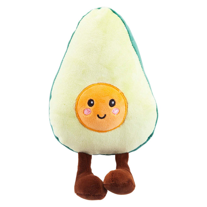 Avocado Soft Toy Food Themed Cute Plush Cuddly Soft Fluffy 16cm Multi-Coloured