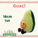 Avocado Soft Toy Food Themed Cute Plush Cuddly Soft Fluffy 16cm Multi-Coloured