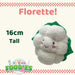 Cauliflower Soft Toy Food Themed Cute Plush Cuddly Fluffy 16cm Multi-Coloured