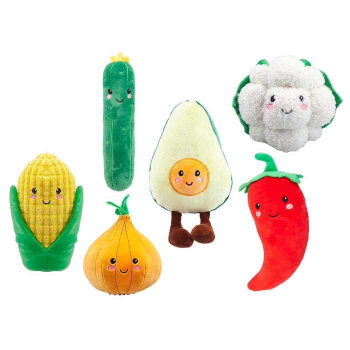 Corn Soft Toy Food Themed Cute Plush Cuddly Soft Fluffy 16cm Multi-Coloured