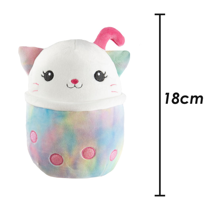 Cat Soft Toy Food Themed Cute Plush Cuddly Soft Fluffy 18cm Multi-Coloured