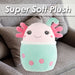 Axolotl Soft Toy Animal Plush Fluffy Cuddly Soft Plushie 18cm Multi-Coloured