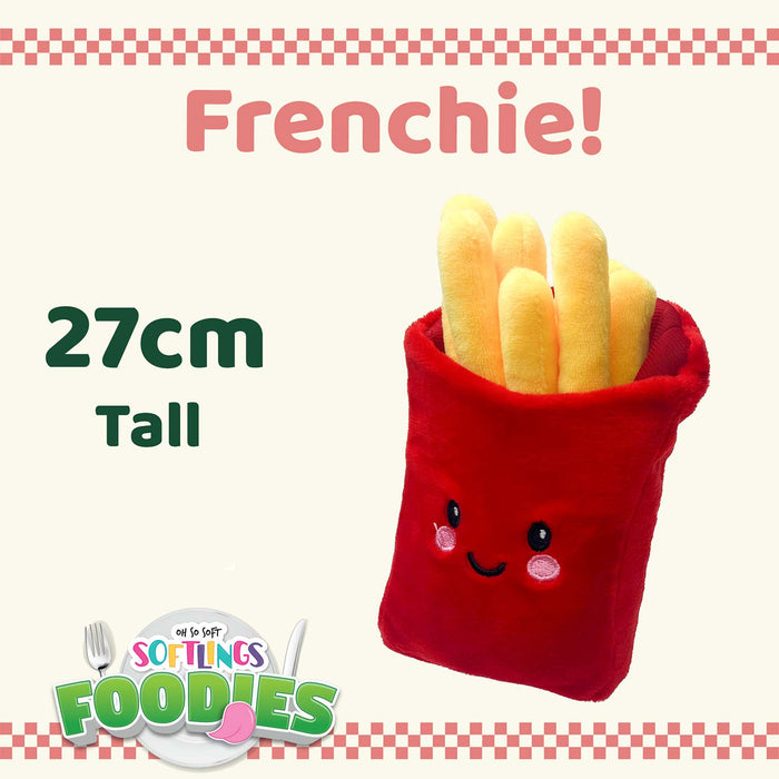 Fries Soft Toy Food Themed Cute Plush Cuddly Soft Fluffy 27cm Multi-Coloured