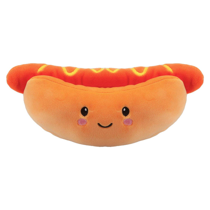 Hot Dog Soft Toy Food Themed Cute Plush Cuddly Soft Fluffy 27cm Multi-Coloured