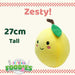 Lemon Soft Toy Food Themed Cute Plush Cuddly Soft Fluffy 27cm Multi-Coloured