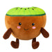 Kiwi Soft Toy Food Themed Cute Plush Cuddly Soft Fluffy 27cm Multi-Coloured