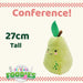 Pear Soft Toy Food Themed Cute Plush Cuddly Soft Fluffy 27cm Multi-Coloured