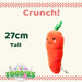 Carrot Soft Toy Food Themed Cute Plush Cuddly Soft Fluffy 27cm Multi-Coloured