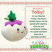 Turnip Soft Toy Food Themed Cute Plush Cuddly Soft Fluffy 27cm Multi-Coloured