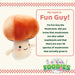 Mushroom Soft Toy Food Themed Cute Plush Cuddly Soft Fluffy 27cm Multi-Coloured