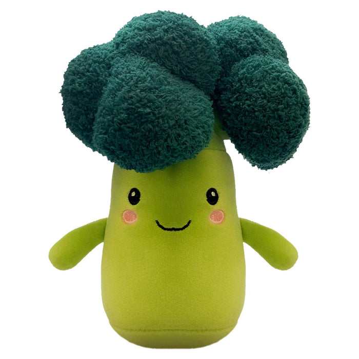 Broccoli Soft Toy Food Themed Cute Plush Cuddly Soft Fluffy 27cm Multi-Coloured